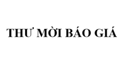 THƯ MỜI BÁO GIÁ