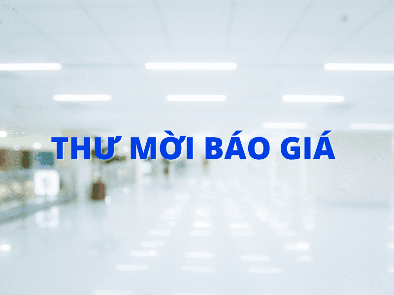 THƯ MỜI BÁO GIÁ 